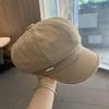 Solid Color Retro Octagonal Hat Female Autumn and Winter Face Small Painter Hat Fashion Temperament Warm Duck Tongue Beret
