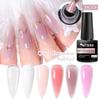MTSSII 7ml Quick Extension Gel Milky White Nude Pink Construct Hard Gel Semi Permanent UV LED Gel Quick Building Nail Art