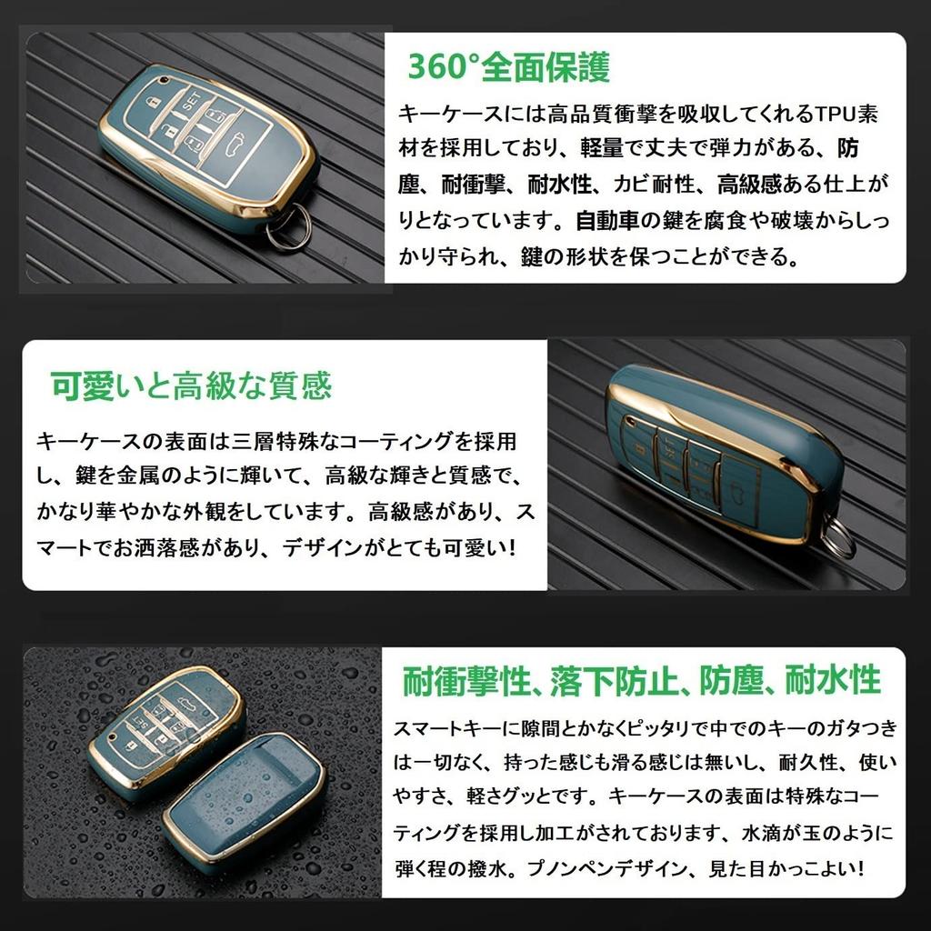 [ZANEKO] Чехол для ключа серии Noah 90, новый чехол для ключа Voxy серии 90, чехол для ключа noahvoxy, брелок Alphard (5 пуговиц, белые)