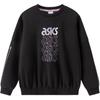 Asics Японский модный свитшот Черный Подростки 333241214046-001