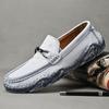 Large Size Men's Shoes 2025 Autumn and Winter New Men's Business Casual Shoes Trend Doudou Shoes Driving Loafers