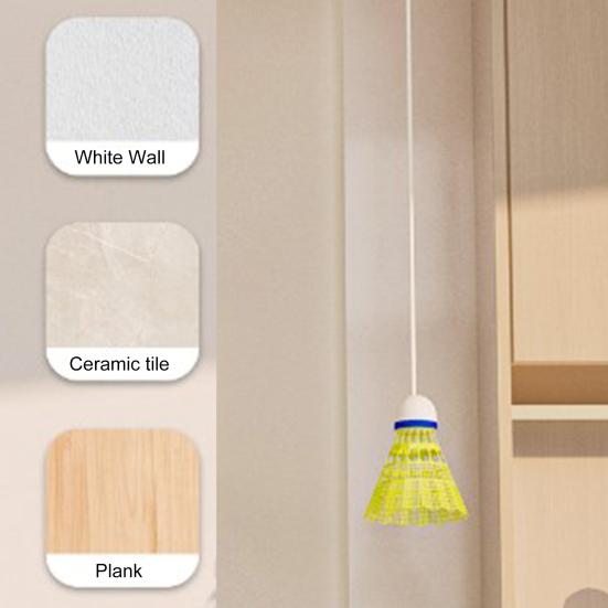 Набор тренажеров для бадминтона, инструмент для самообучения, регулируемая по высоте, простая установка, портативное устройство для тренировки отскока для одного игрока в бадминтоне