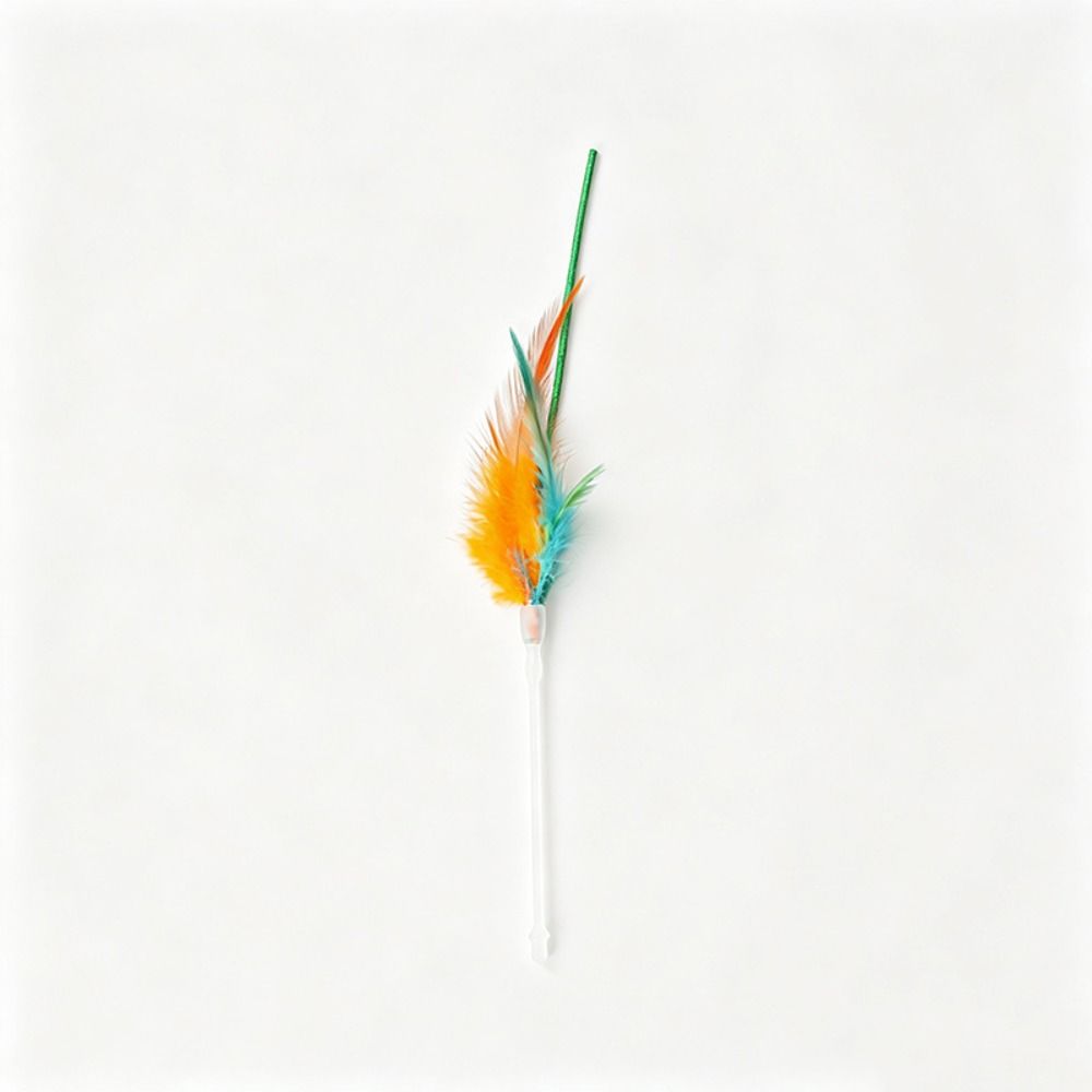 Built-in Feathers Hide And Seek Cat Toy Motion Activated Smart Cat Teaser Toy Relieve Boredom