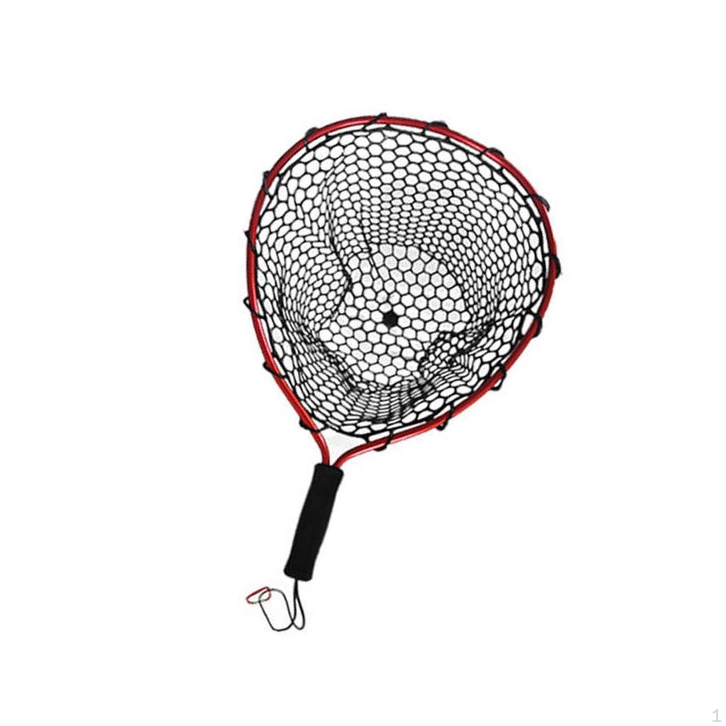 Aluminum Alloy Anti-Slip Fishing Landing Net for Boat