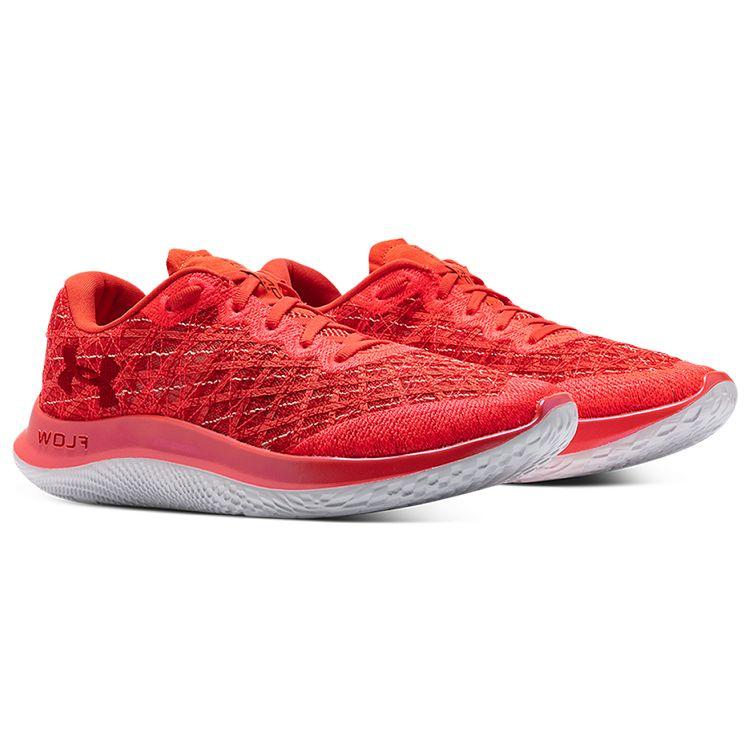 Under Armour Flow Velociti Wind Модная Ткань Амортизация Прочные Дышащие Низкие Кроссовки Мужские кроссовки Venom-Red 3025204-600