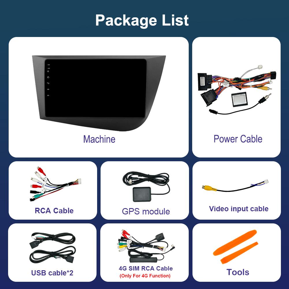 9-дюймовый леворульный GPS-навигатор Android OS для Seat Leon 2 2005 - 2012 4G DSP стерео автомобильное радио мультимедийный плеер WiFi BT