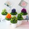 Creative Small Tree Potted Pine Simulation Fake Flowers Pot Artificial Plants Bonsai