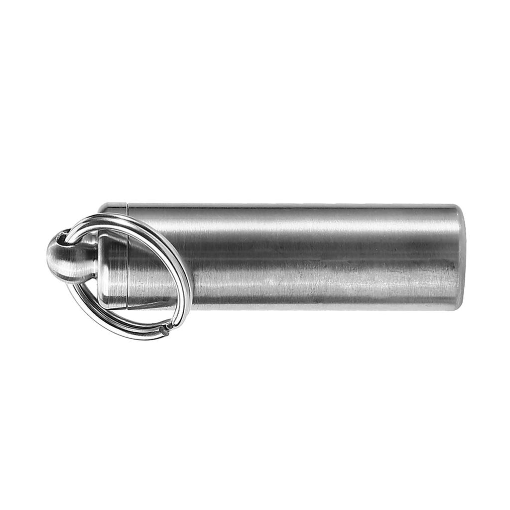 Брелок для лекарств из нержавеющей стали для путешествий, кемпинга, чрезвычайных ситуаций