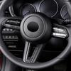 Steering Wheel Cover Interior Steering Wheel Frame Trim Interior Moulding For Mazda CX-50 CX50 CX 50 ABS Carbon