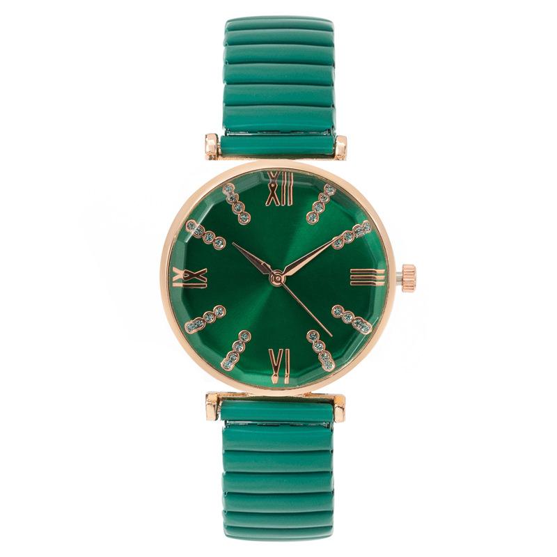 Модные римские женские часы женские часы с эластичным ремешком кварцевые часы
