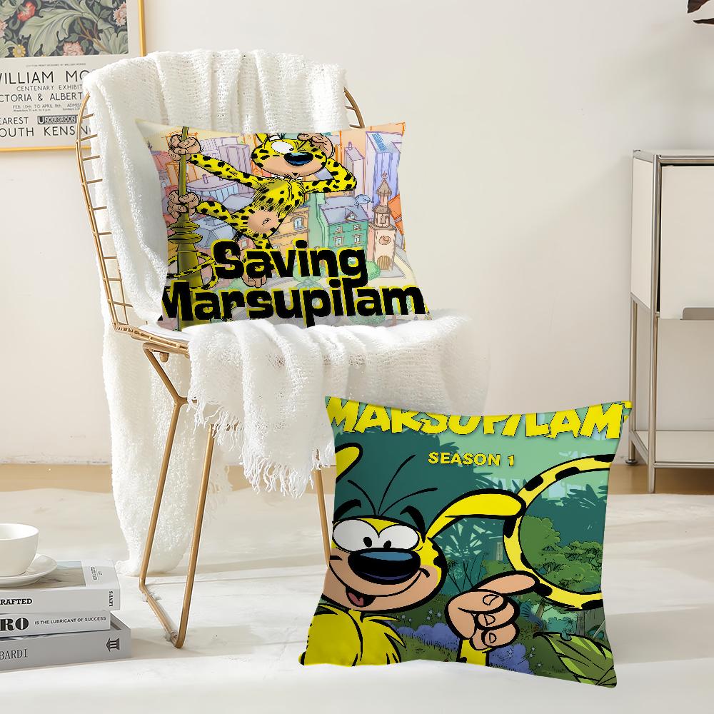 Mmarsupilami Cushion Cover Pillow Case Suitable For Bedrooms Living Rooms Cars Home Decoration