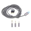 Replacement Sound Upgrade Cable 4 Core Silver Plated Copper with 3.5mm 2.5mm 4.4mm Plug for Sennheis