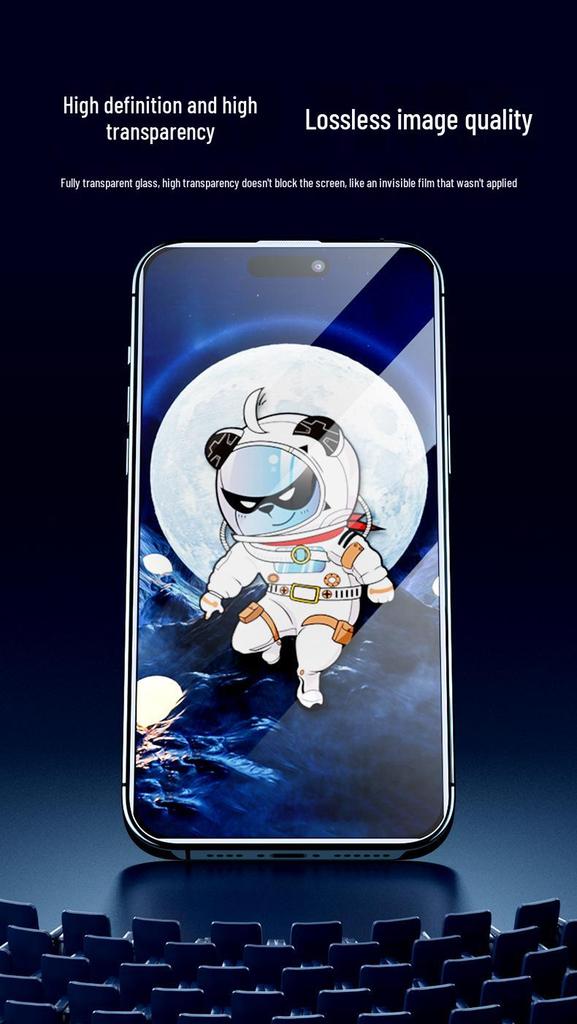 Защитная пленка Azeada Privacy из закаленного стекла для iPhone 12 Pro/XS Max: 16, 15, 14 с HD-фильтром синего света