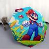 1pc Mario Adventure Automatic Open/close Folding Portable Cute Umbrella  with 8-Rib Structure for Women/Men, All-Season Use  a0901144