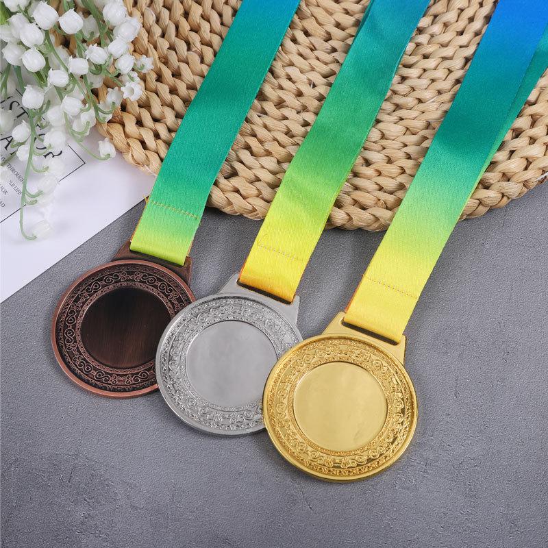 Cultural & Creative Sports Medals: Gold, Silver, Bronze Marathon Round Medals & Badges
