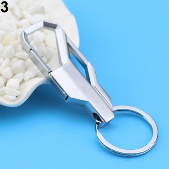 Подарки Простой металлический брелок для ключей Автомобильный деловой брелок для ключей