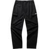 Comfortable Simple Straight Leg Lace Up Loose Casual Pants Men Bottoms Basic-Black 152448513-2