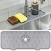 Kitchen Sink Splash Guard, Silicone Faucet Drip Catcher Tray, Sink Accessories for Kitchen Counter and Bathroom