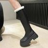 Fashion Woman Thigh High Boots Fashion Thick Bottom Knight Booties 2024 Trend Non Slip Women's Long Boots Snow Boots