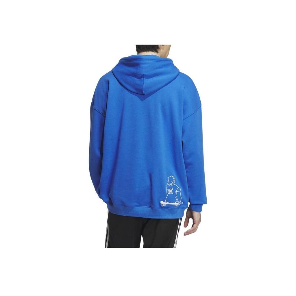 adidas Худи с графическим принтом Originals NAGABAHDYM Унисекс Синий IK4310