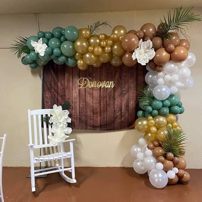 Retro Coffee Brown Balloons 50 Pieces - 10" 25 Cm Balloon | Decoration for Birthday, Christening, Party