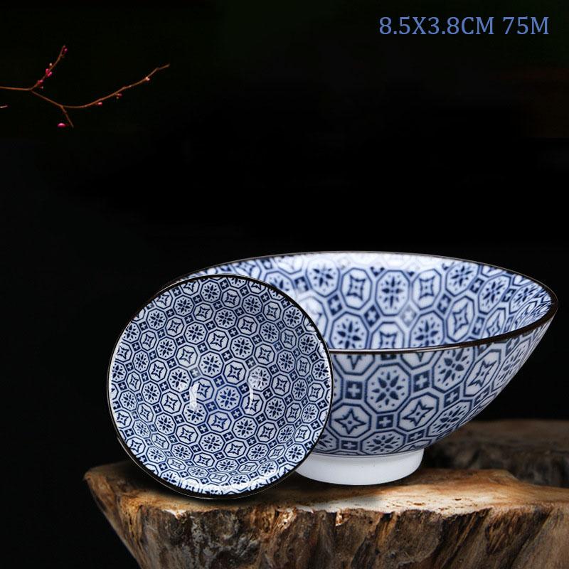 Retro Chinese Ceramic Tea Set Tea Set Small Tea Cup Single Cup Blue and White Porcelain Cup Chazhan Personal Cup Bowl Master Cup