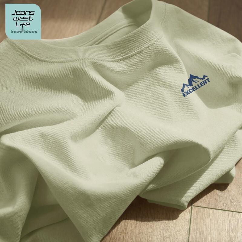 Мужская хлопковая футболка Jeanswest LIFE с принтом «Пиковая гора»