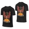 Scarlet Flower Delicate Reversible Tshirt Lazy Vibe Antistatic Short Sleeve