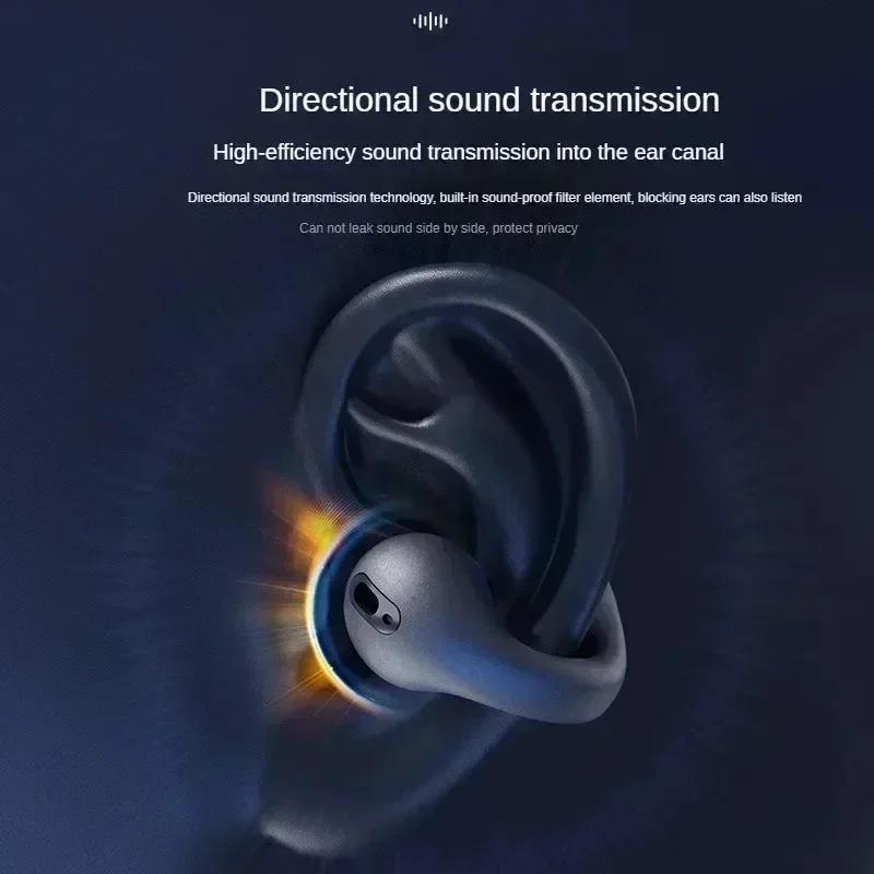 T75 Fone Bluetooth Headset 5.3 Wireless Bone Conduction Headphones Canceling HD Call Sports Gaming Earphone