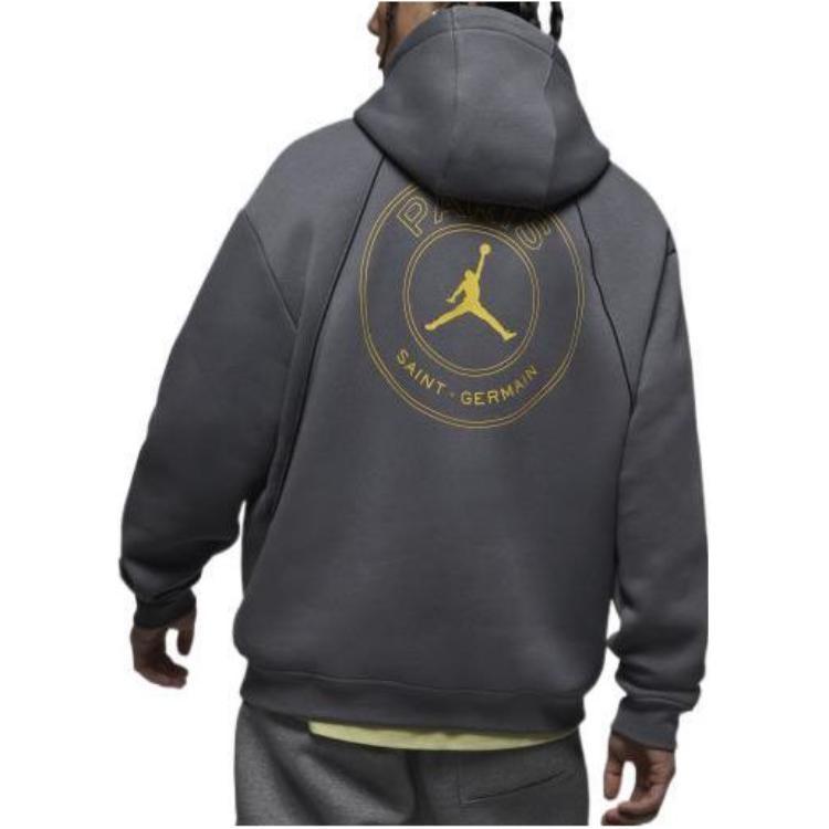 Худи Air Jordan x PSG 'Черно-золотой' Мужская DV0612-014