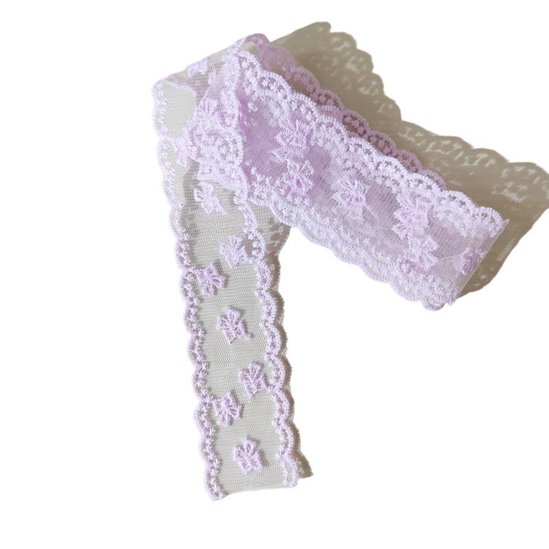 1/2M тканевая лента подарочная упаковка волнистая кромка лента кружевные аксессуары вышивка волнистый край DIY головной убор полое кружево ручная работа 4 см