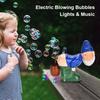 Рождественский Санта-Клаус, мыльные пузыри с музыкой и светом, электрическая игрушка Санта-пука, автоматический мыльные пузыри, новинка, рождественский подарок для ребенка