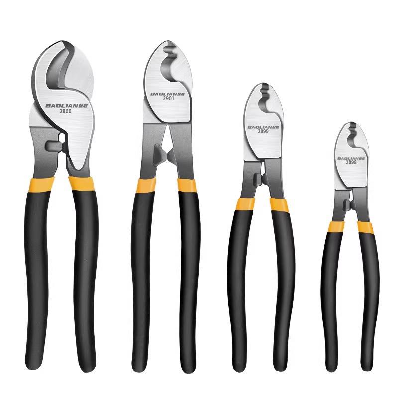 Многофункциональный инструмент для снятия изоляции и резки проволоки: Быстрый инструмент электрика для кабеля с промышленной резкой по форме полумесяца.