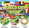 Флаги и украшения для болельщиков Чемпионата мира по футболу 2026 Ткань QZB2653