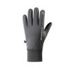 Men Winter Cycling Ski Gloves, Fleece Lined Warm Waterproof Anti-Slip Wear-Resistant Sports Gloves