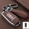 For Lincoln Navigator 2 Mkx Mkz Mkc Mkt Mks Continental Diecast Zinc Alloy Leather Car Key Housing Cover Bracket Protector sl1