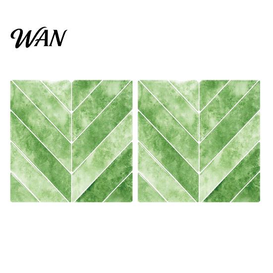 Retro Marble Wall Sticker 2 Pcs Tile Stickers, Peel And Stick Backsplash, Self Adhesive Oil-proof Waterproof Kitchen Decals for Kitchen, Bathroom,