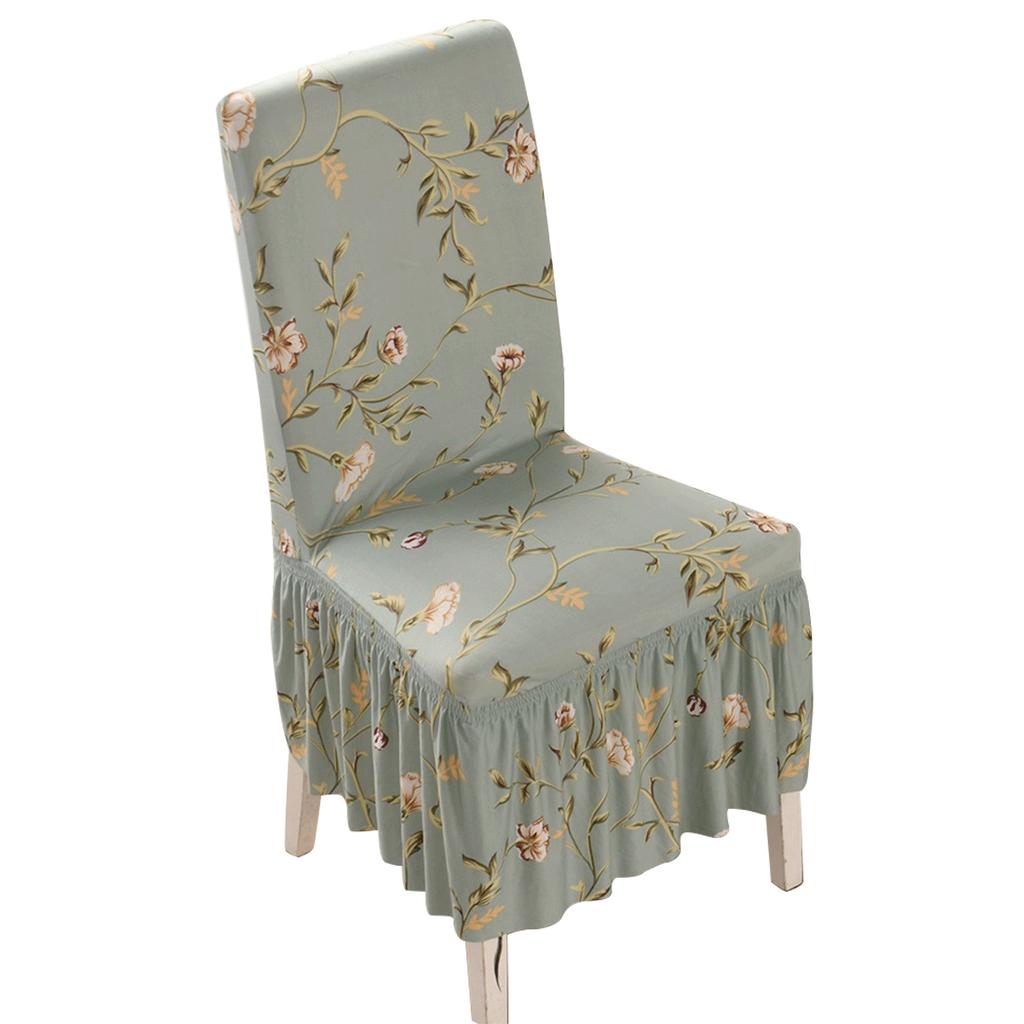 Stretch Spandex Dining Chair Cover Protectors Super Fit Banquet Chair Seat Slipcovers for El and Wedding Ceremony Chair Skirt