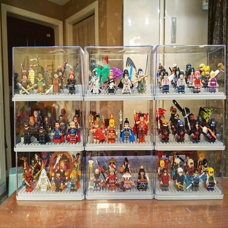 Акриловый дисплей для минифигурок Лего: Креативное хранение для маленьких кубиков и фигурок