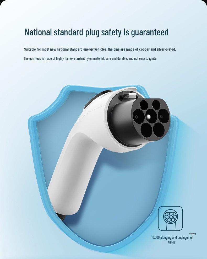 Портативное зарядное устройство для электромобилей 16А/32А - 3,5/7 кВт Пистолет для зарядки без заземления для автомобилей на новой энергии