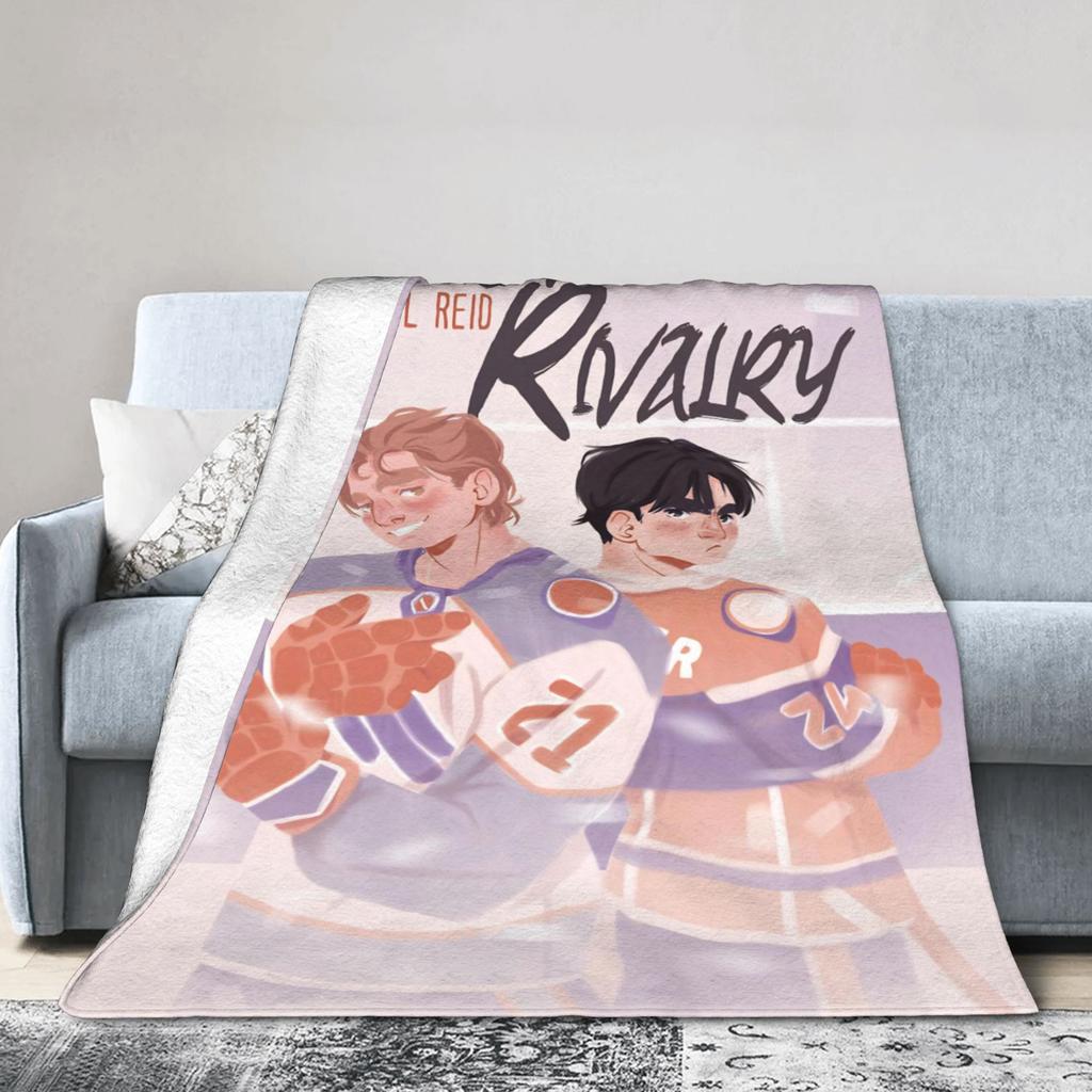 Heated Rivalry Fuzzy Blankets Canadian Sports Romance Custom Throw Blankets for Home Hotel Sofa 200x150cm Plush Thin Quilt