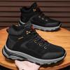 Мужская обувь большого размера, модная, для спорта на открытом воздухе, для походов, водонепроницаемая, мужская, нескользящая и износостойкая, с высоким берцем, обувь для инструментов