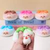 Новое выражение баоцзы медленный отскок лепка музыка симуляция еды игрушка игрушка для снятия стресса мягкая и милая лепка исцеляющая игрушка