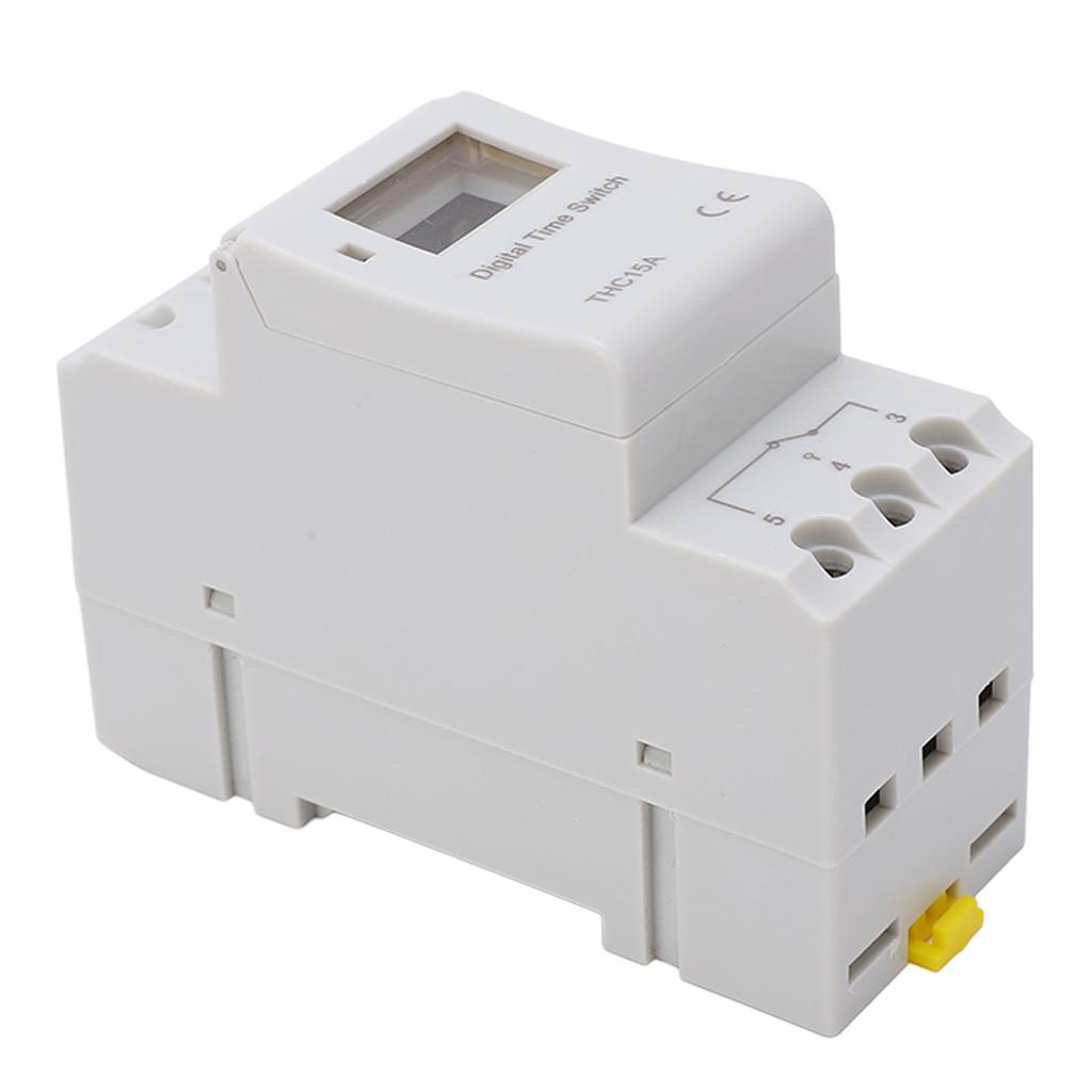 Цифровой таймер с ЖК-дисплеем, программируемое недельное реле времени для железнодорожных перевозок AC220?240В 16А THC15A