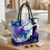  Watercolor Lighthouse Pattern Casual Tote Bag Large Capacity Reusable Daily Shoulder Bag for Women