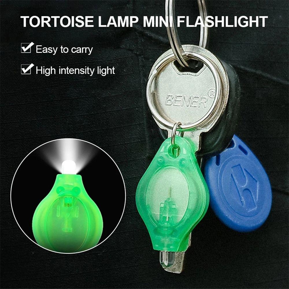 Emergency Keychain Light Cool White Mini Key Ring Light LED Flashlight Torch Outdoor Sports