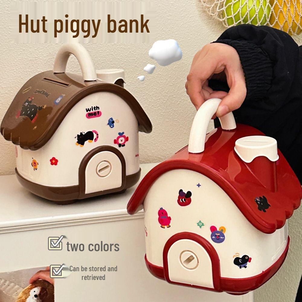 Large Capacity Cute Cartoon Piggy Bank for Children and Adults