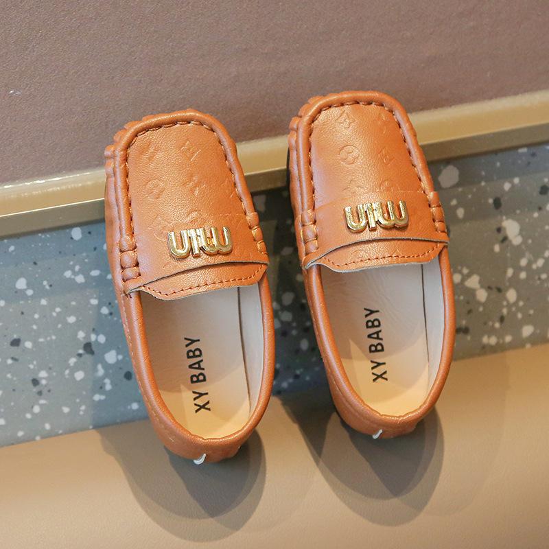 Детская универсальная обувь Doudou для мальчиков и девочек, весенняя детская обувь Tide Single, повседневная, мягкая подошва, одна педаль