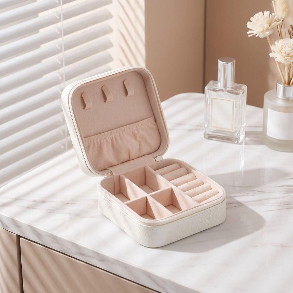 Stackable Jewelry Organizer Box Square Jewelry Display Box Durable Jewelry Storage Box Home