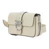PINKO Rabat Love One Logo Leather Mini Shoulder Bag Women shoulder bag White 105345-A2JG-Z14E